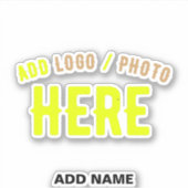 スタイリッシュカスタマイズ可澄ん能な検証済みブランド シール (正面)