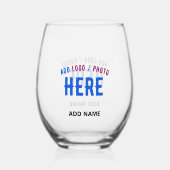 スタイリッシュカスタマイズ可澄ん能な検証済みブランド ステムなしワイングラス (裏面)