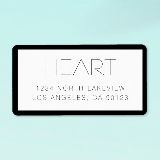 スタイリッシュカスタマイズ可能な文字縁ど ラベル