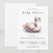 スタイリッシュカスタムスワン 招待状 (正面/裏面)