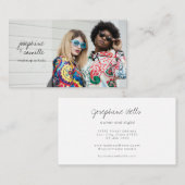 スタイリッシュカスタムフォトメイクアップアーティストプロフェッショナル 名刺 (正面/裏面)