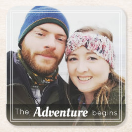 スタイリッシュカスタム写真披露宴 スクエアペーパーコースター