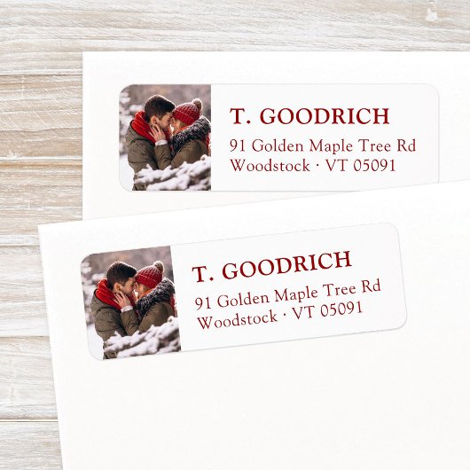 スタイリッシュカスタム差出人住所 ラベル