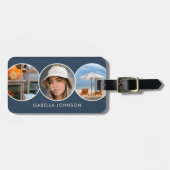 スタイリッシュカスタム石板青 ラゲッジタグ (正面横)