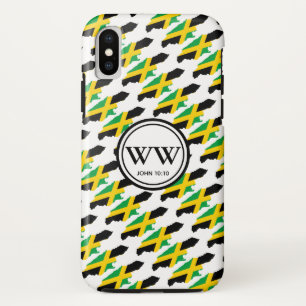 スタイリッシュカスタムJAMAICAモノグラム iPhone XSケース