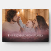 スタイリッシュカスタムPhoto Burgundy Overlay フォトプラーク (正面)