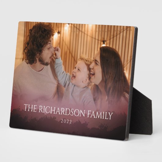 スタイリッシュカスタムPhoto Burgundy Overlay フォトプラーク (側面)