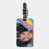 スタイリッシュカスタムPhoto Rainbow ラゲッジタグ (正面縦)