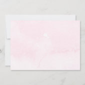 スタイリッシュカラフルの明るい結婚ワイルドフラワー セーブザデート (裏面)