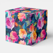 スタイリッシュカラフルの結婚花 フェイバーボックス (裏面サイド)