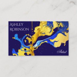 スタイリッシュカラフルアーティス絵を描デコ 名刺