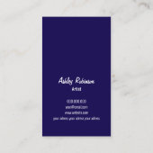 スタイリッシュカラフルアーティス絵を描デコ 名刺 (裏面)