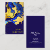 スタイリッシュカラフルアーティス絵を描デコ 名刺 (正面/裏面)