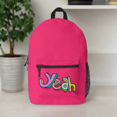 スタイリッシュカラフルガーリーピッはっきりしたク プリントバックパック