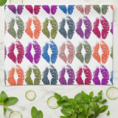 スタイリッシュカラフル唇#13 キッチンタオル (折り畳み)