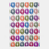 スタイリッシュカラフル唇#13 キッチンタオル (縦)