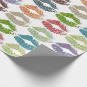 スタイリッシュカラフル唇#16 ラッピングペーパー (角)