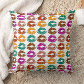 スタイリッシュカラフル唇#22 クッション (ブランケット)