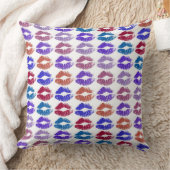 スタイリッシュカラフル唇#37 クッション (ブランケット)