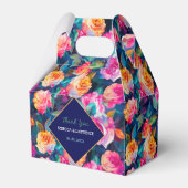 スタイリッシュカラフル結婚花 フェイバーボックス (正面サイド)