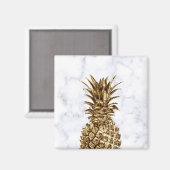 スタイリッシュガーリーかわいらし金ゴールド マグネット (正面/裏面)