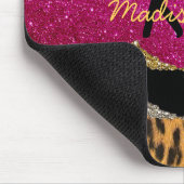 スタイリッシュガーリーアニマルプリント マウスパッド (コーナー)