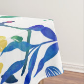 スタイリッシュガーリーピンクの花の手絵を描の テーブルクロス (インサイチュ)