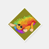 スタイリッシュクポップ・アートのカクテル スタンダードカクテルナプキン (角)