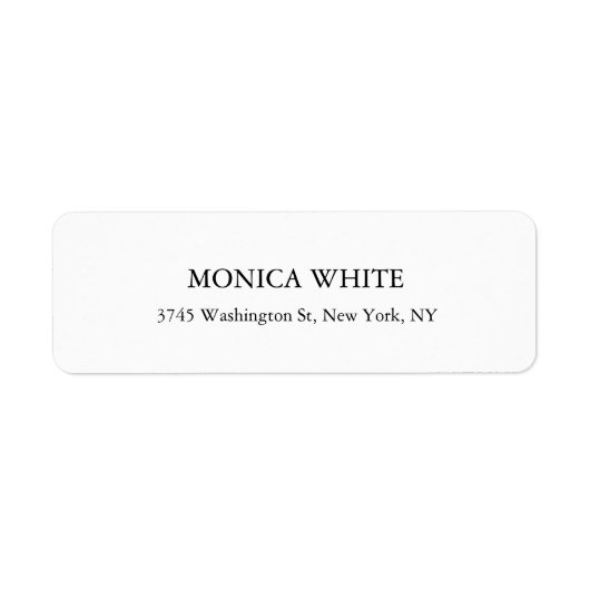 スタイリッシュクラシカルエレガント黒 ラベル (正面)