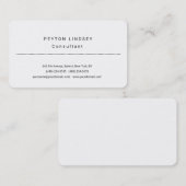 スタイリッシュクラシカルプロフェッショナルデザイン 名刺 (正面/裏面)