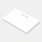 スタイリッシュクラシカル白エレガント平野シンプル ポストイット (アングル)