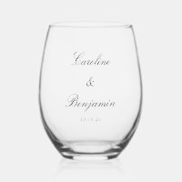 スタイリッシュクラシックスクリプトエレガントウェディングカスタム