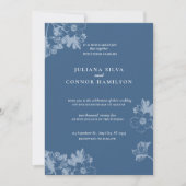 スタイリッシュクラシック書スクリプシンプルトエレガント 招待状 (正面)