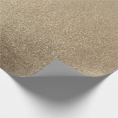 スタイリッシュクラシック金ゴールド金属 ラッピングペーパー (角)