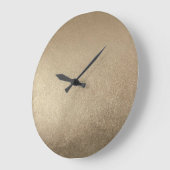 スタイリッシュクラシック金ゴールド金属 ラージ壁時計 (傾斜)
