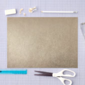 スタイリッシュクラシック金ゴールド金属 薄葉紙 (クラフト)