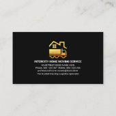 スタイリッシュクリエイティブホーム移動式クレーン 名刺 (裏面)