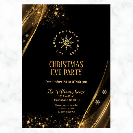 スタイリッシュクリスマスイブパーティー 招待状