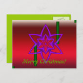 スタイリッシュクリスマスカード シーズンポストカード (正面/裏面)