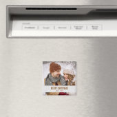 スタイリッシュクリスマスギフト記念写真記念 マグネット (インサイチュ (食洗機))