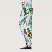 スタイリッシュクリスマスツリーきらきら光る宝石 レギンス (左)