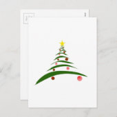 スタイリッシュクリスマスツリー シーズンポストカード (正面/裏面)