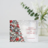 スタイリッシュクリスマスツリー シーズンポストカード (スタンド正面)