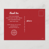 スタイリッシュクリスマスツリー シーズンポストカード (裏面)