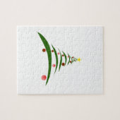 スタイリッシュクリスマスツリー ジグソーパズル (横)