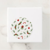 スタイリッシュクリスマスパターンラベル フェイバータグ (インサイチュ)