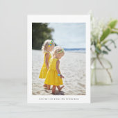 スタイリッシュクリスマスフォトフレーム シーズンカード (スタンド正面)