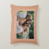 スタイリッシュグラデーショングランジ金ゴールド中和BFF写真 アクセントクッション (裏面(縦))