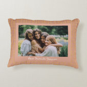 スタイリッシュグラデーショングランジ金ゴールド中和BFF写真 アクセントクッション (裏面)