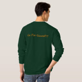 スタイリッシュグラフィック長袖Tシャツ Tシャツ (裏面フル)